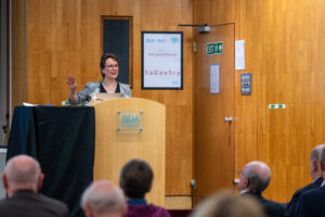 Professor Jenny Gallagher delivering the 29th Lindsay Society Memorial Lecture May 2024