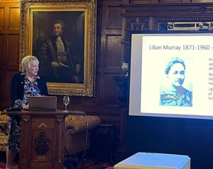 Dr Margaret Wilson giving the 2026 Lindsay Society Memorial Lecture